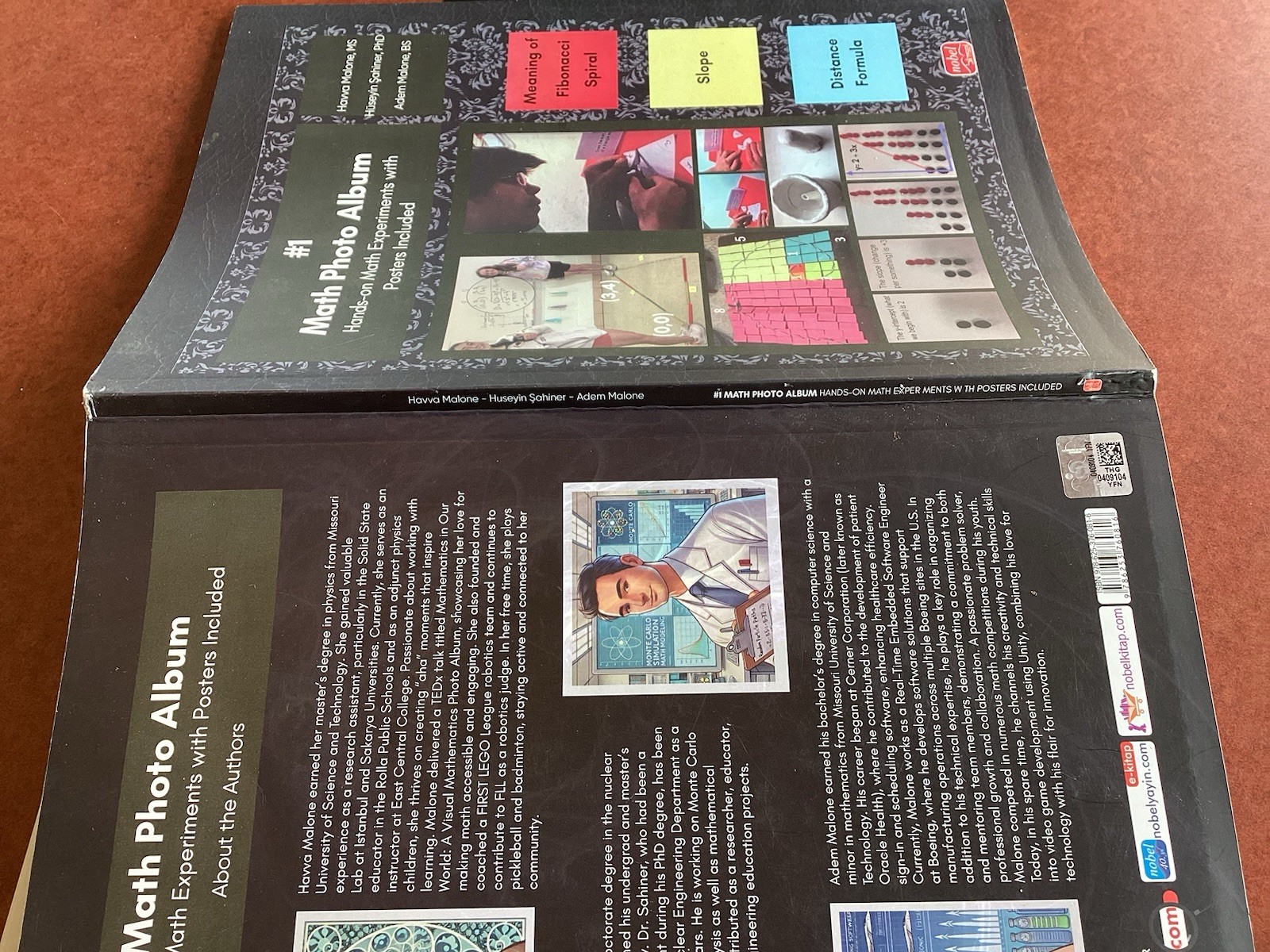 #1 Math Photo Album Book, Math Experiments, and 7 Posters Included in the Back