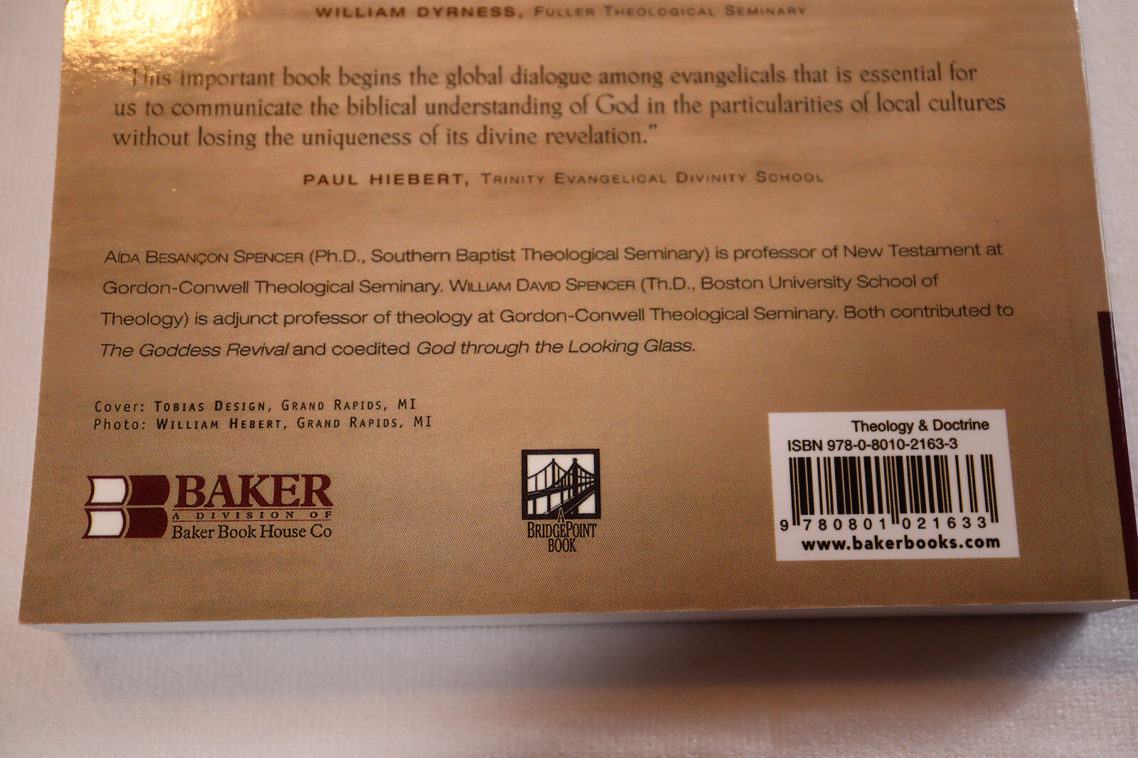 The Global Good, Multicultural Evangelical by A Spencer Baker Books New!