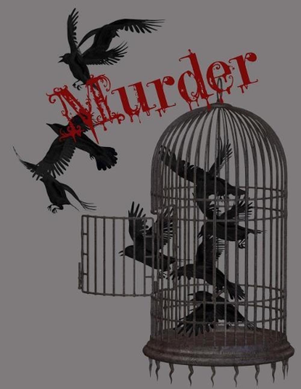 A Murder of Crows College Ruled Notebook: 8.5 x 11 inch Composition Style Notebo