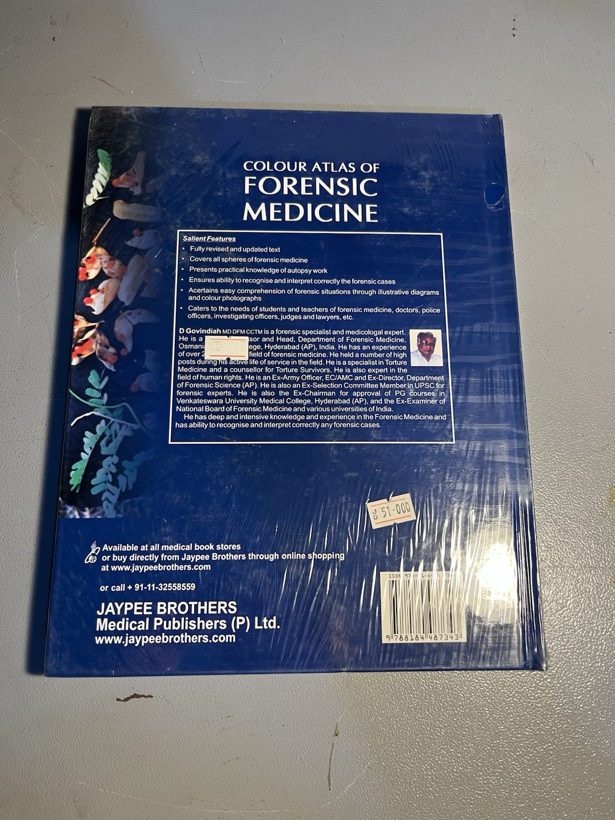 Colour Atlas of Forensic Medicine – ISBN 9788184487343