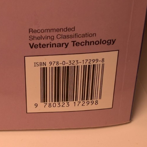 Veterinary Technician 5-Book Textbook Lot Dentistry Pharmacology Exotic Pet