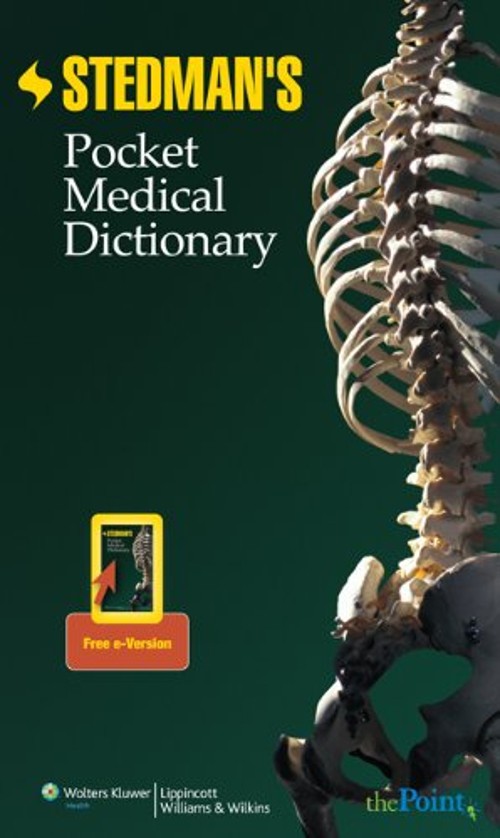 Pocket Medical Dictionary Paperback Thomas Lathrop Stedman