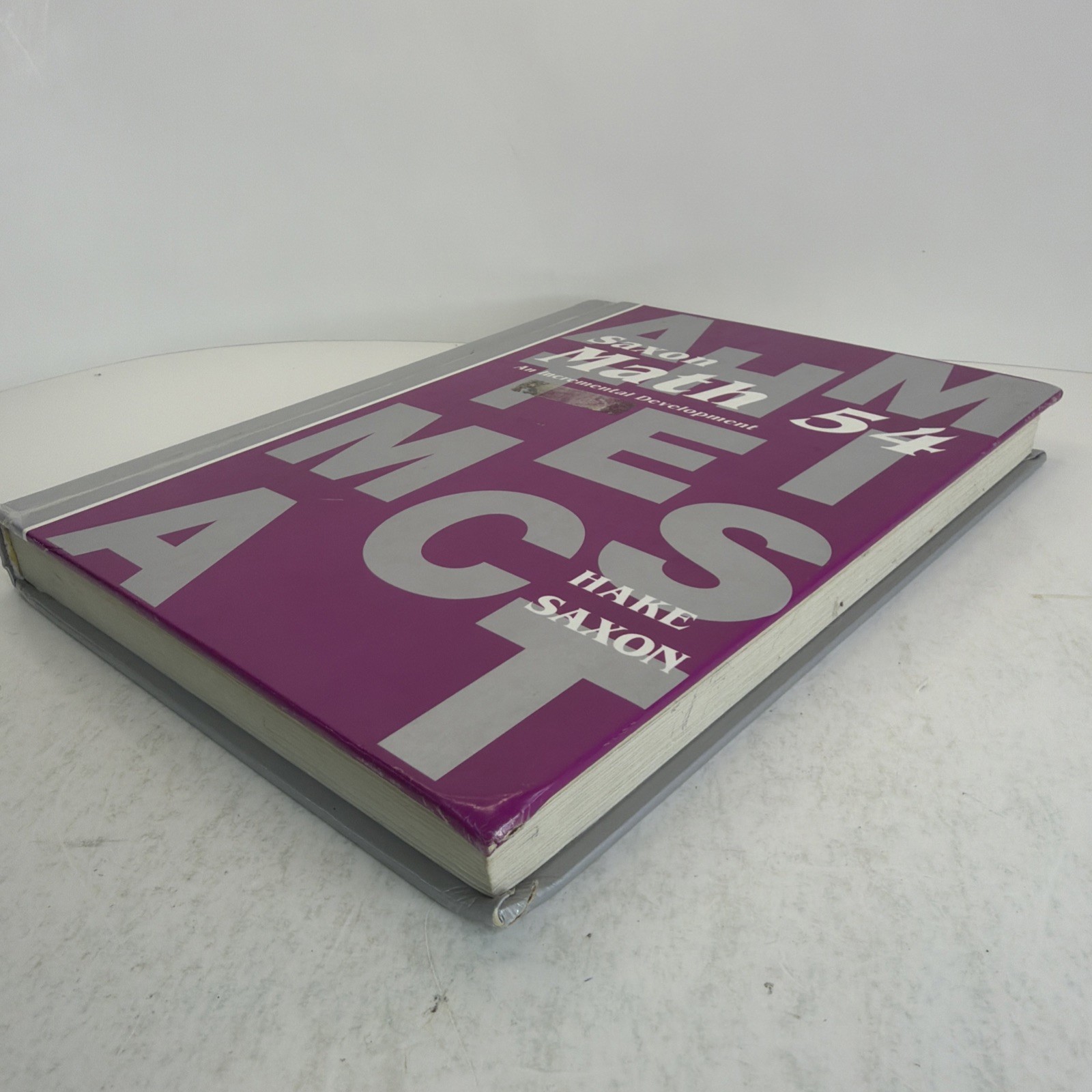 Saxon Math 54: An Incremental Development 1998 Hardcover – Clean