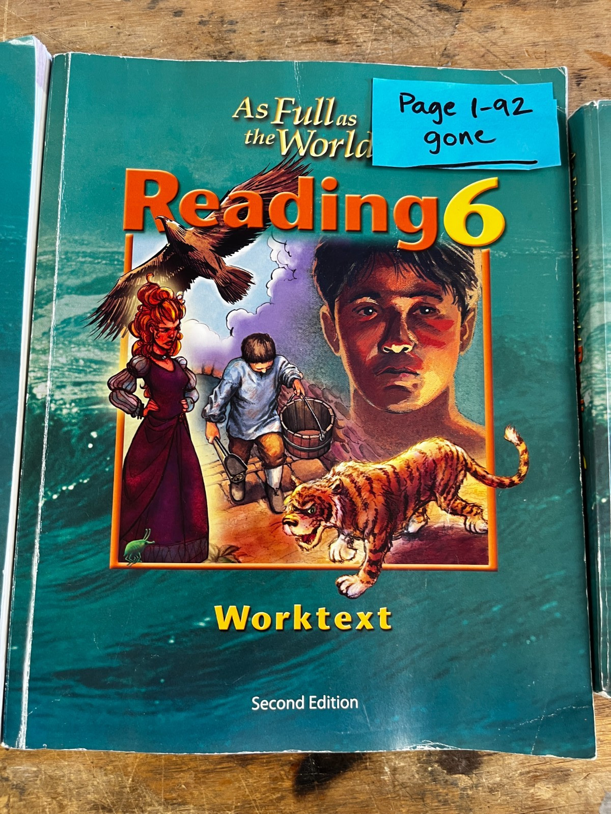 Reading 6: As Full as the World – Worktext (partial), Answer Key, Reader