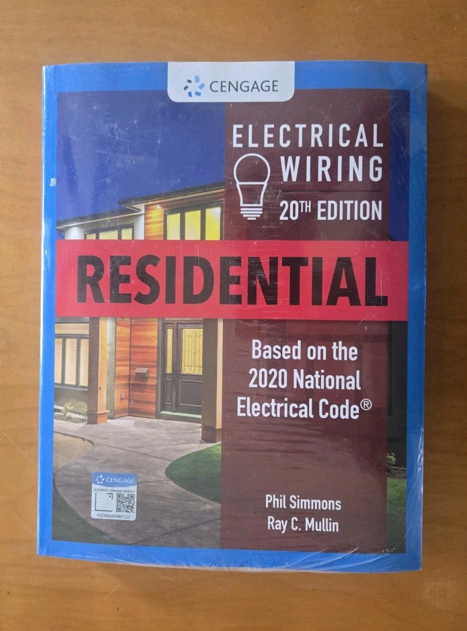 SEALED Electrical Wiring Residential Ray Mullin Phil Simmons 2020 Paperback