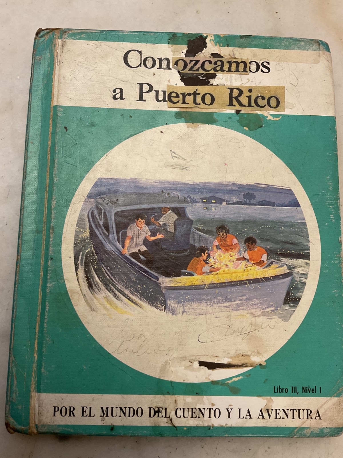 Conozcamos a Puerto Rico by Angeles Pastor 1972 Hardcover Spanish Book