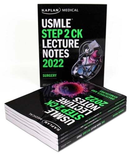 USMLE Step 2 Ck Lecture Notes 2022: 5-Book Set by Kaplan Medical: New