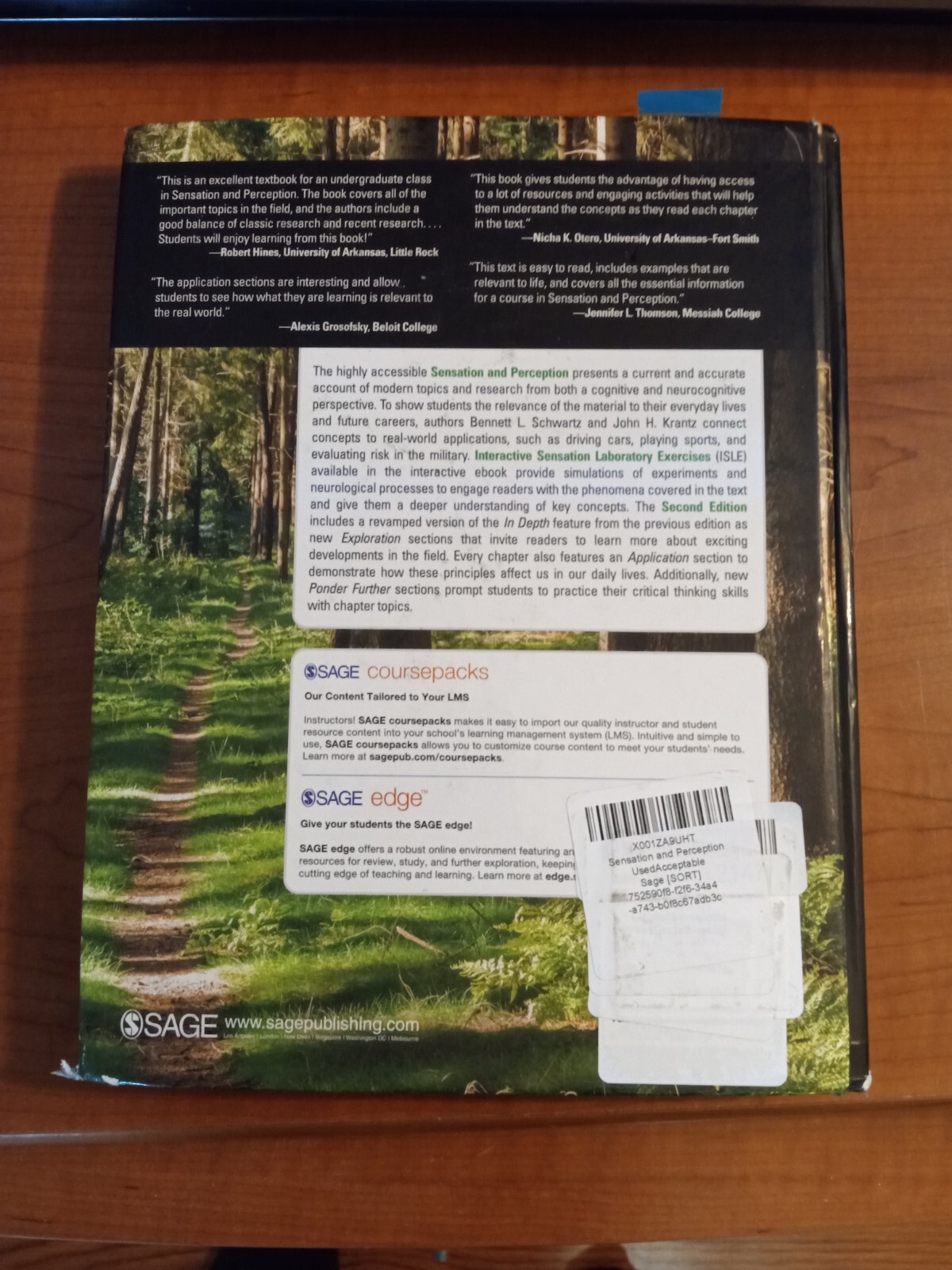 Sensation and Perception Second Edition