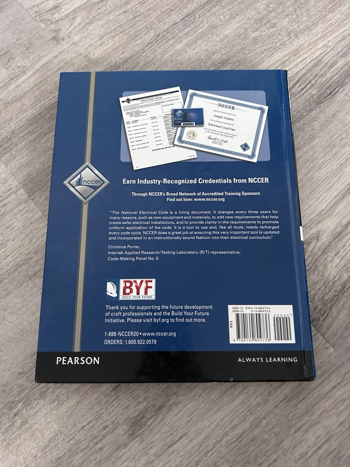 NCCER Electrical Trainee Guide Textbook Level 1 Ninth Edition 2020 hardcover