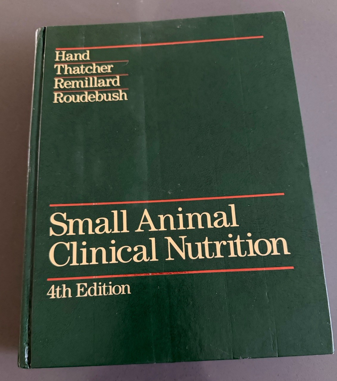 Small Animal Clinical Nutrition 4th Edition Hardcover Book