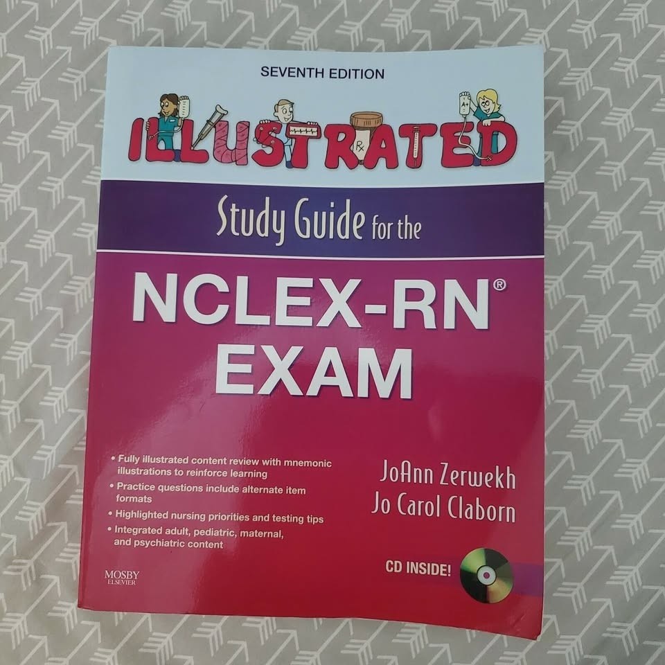 Illustrated Study Guide for the NCLEX-RN Exam by Joann Zerwekh Very Good (No CD)