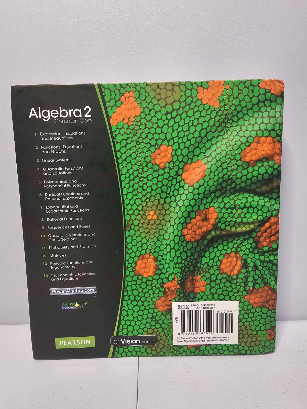 ALGEBRA 2 – Common Core – Series (2012, Pearson)