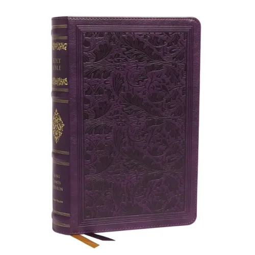 Kjv, Sovereign Collection Bible, Personal Size, Leathersoft, Purple, Thumb