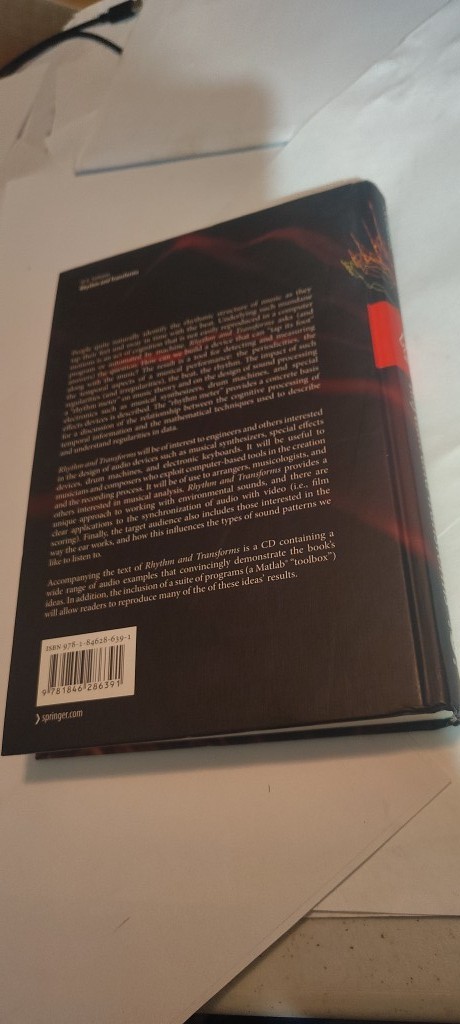 Rhythm and Transforms book William A. Sethares 2007 w/ CD springer