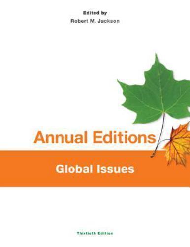 Annual Editions : Global Issues, Paperback by Jackson, Robert M. (EDT), Used …