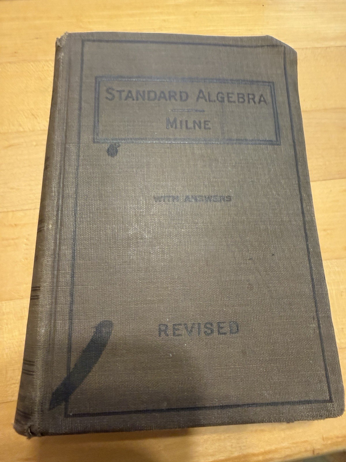 Standard Algebra Milne