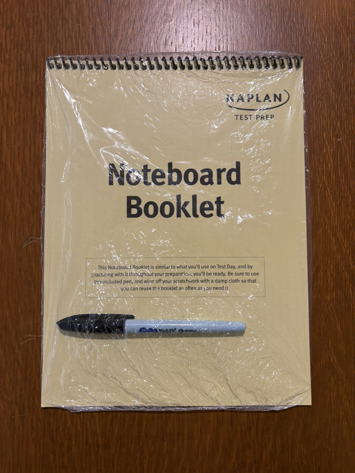 Used 2023-2024 Kaplan Mcat study book set, including notebook booklet