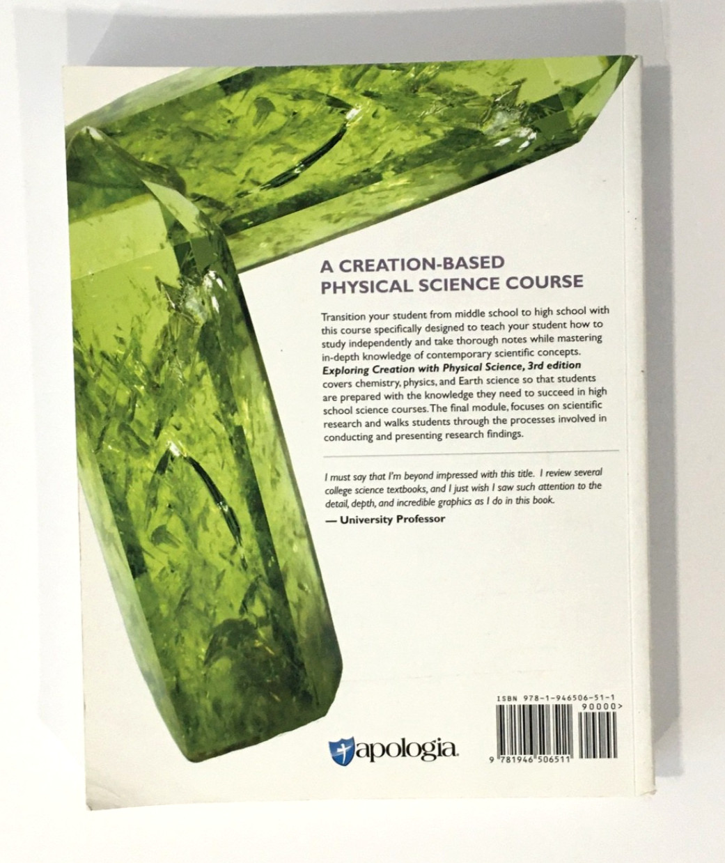 Exploring Creation with Physical Science 3rd Edition Apologia Textbook