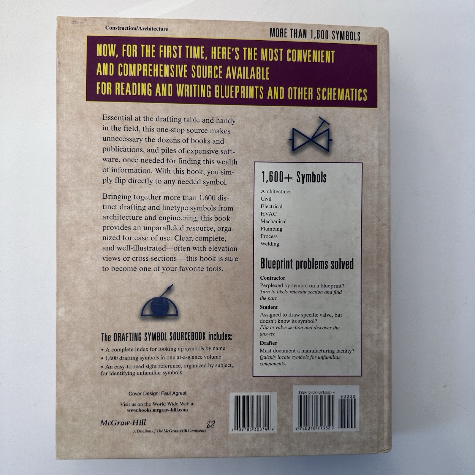 Drafting Symbol Sourcebook by Doug Wolff, 1999