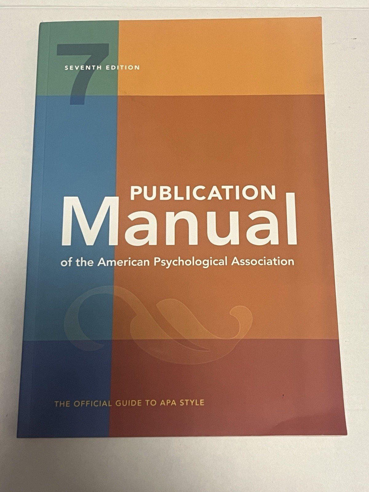 Publication Manual (OFFICIAL) 7th Edition of the American Psychological Associat