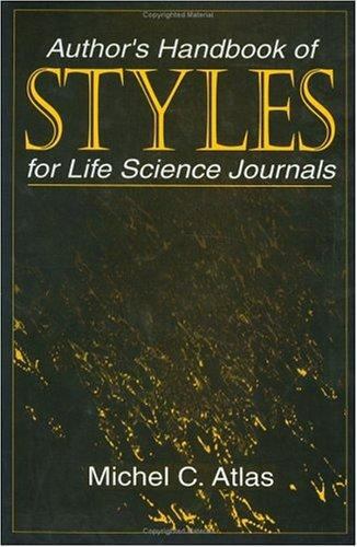 Author’s Handbook of Styles for Life Science Journals
