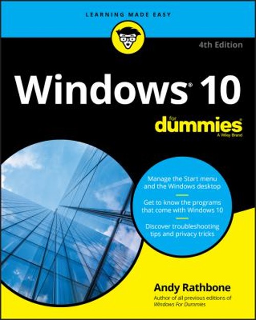 Windows 10 for Dummies Paperback Andy Rathbone