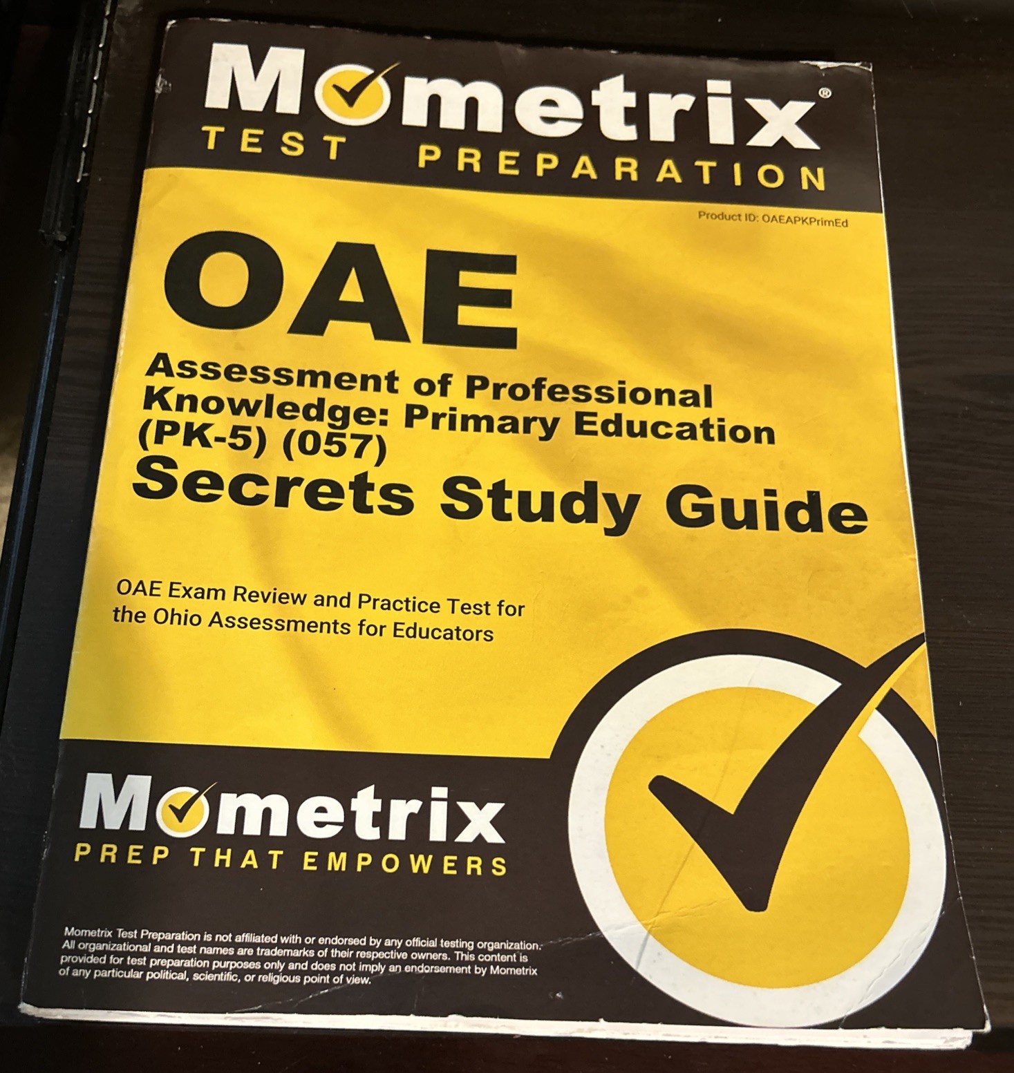 Mometrix Test Prep- OAE Assessment Of Professional Knowledge (PK-5)