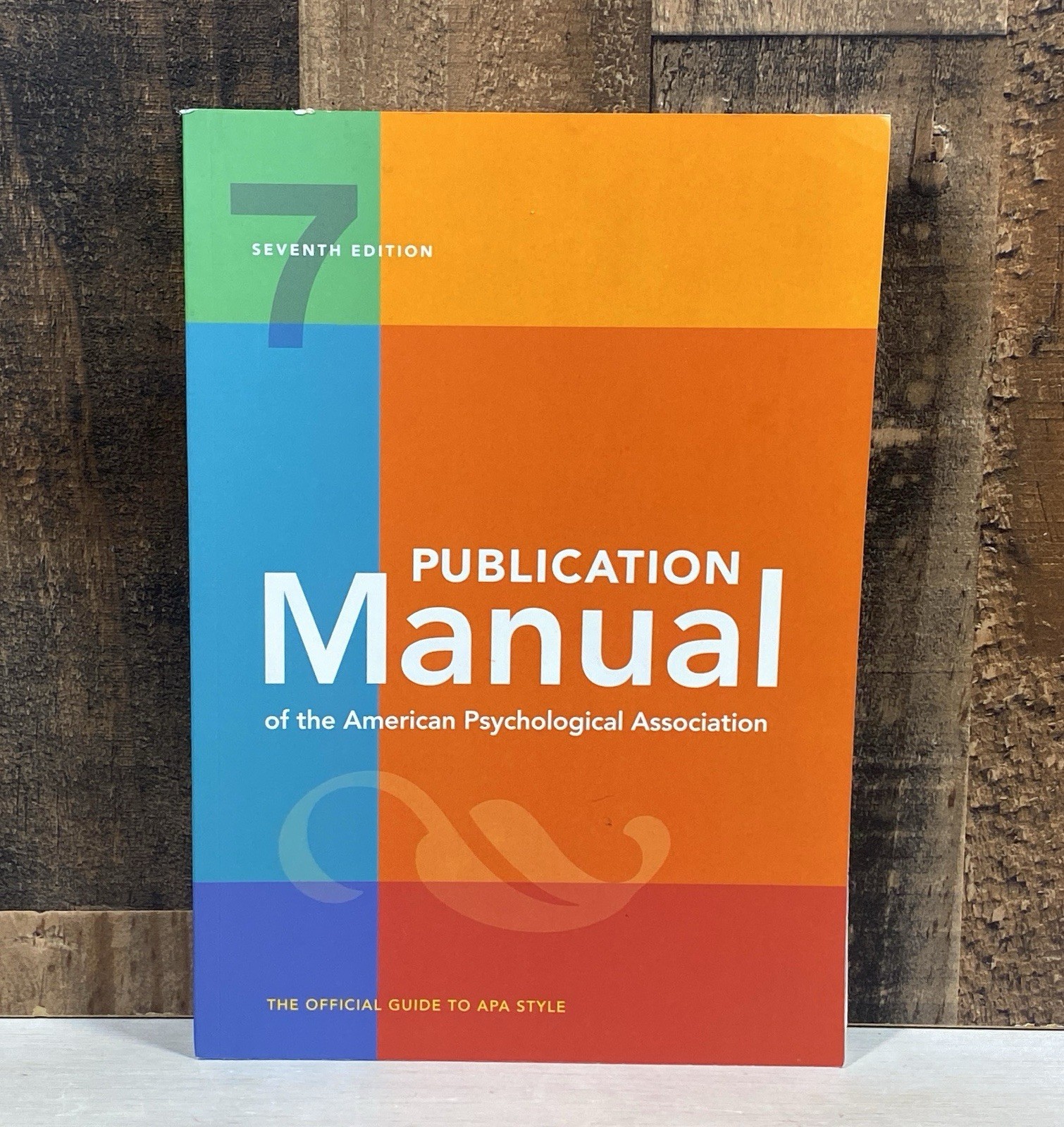 Publication Manual (OFFICIAL) 7th Edition of the American Psychological… PB