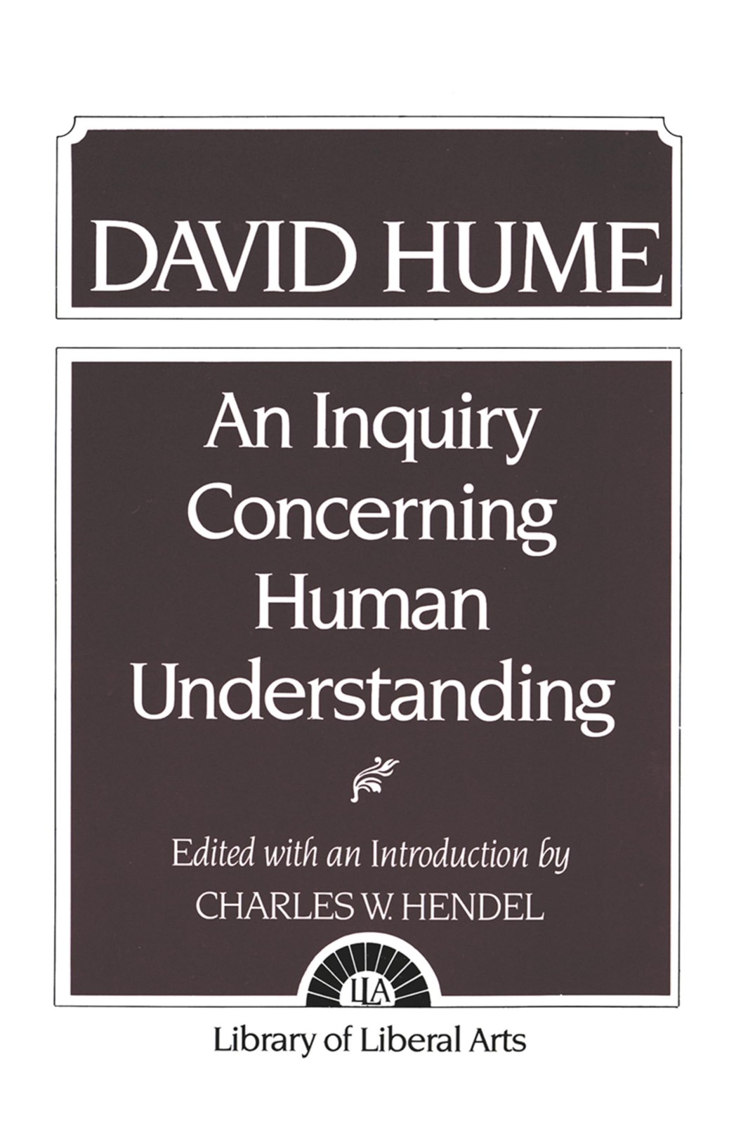 An Inquiry Concerning Human Understanding