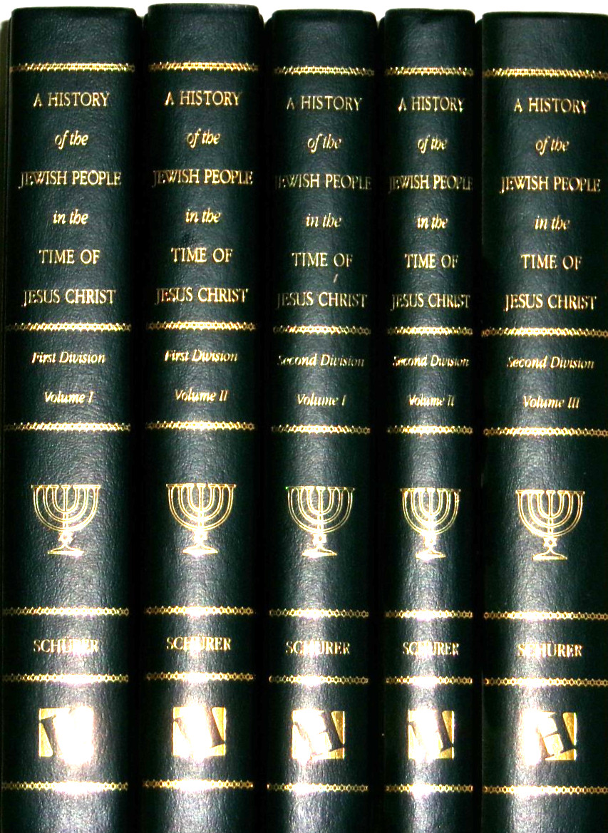 History of the Jewish People in the Time of Jesus Christ by Emil Schürer, New