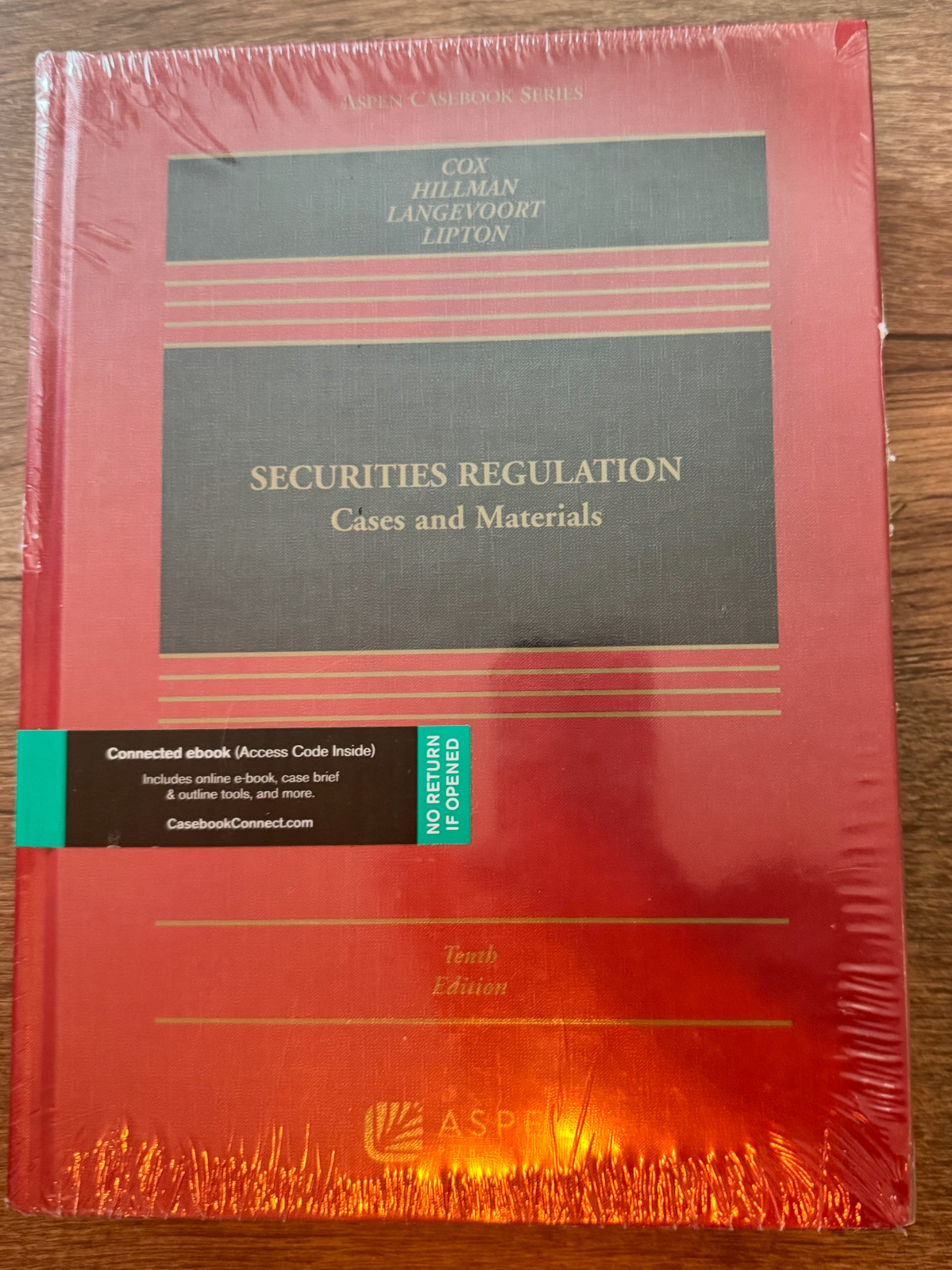 NEW Securities Regulation: Cases and Materials 10th Ed – Cox