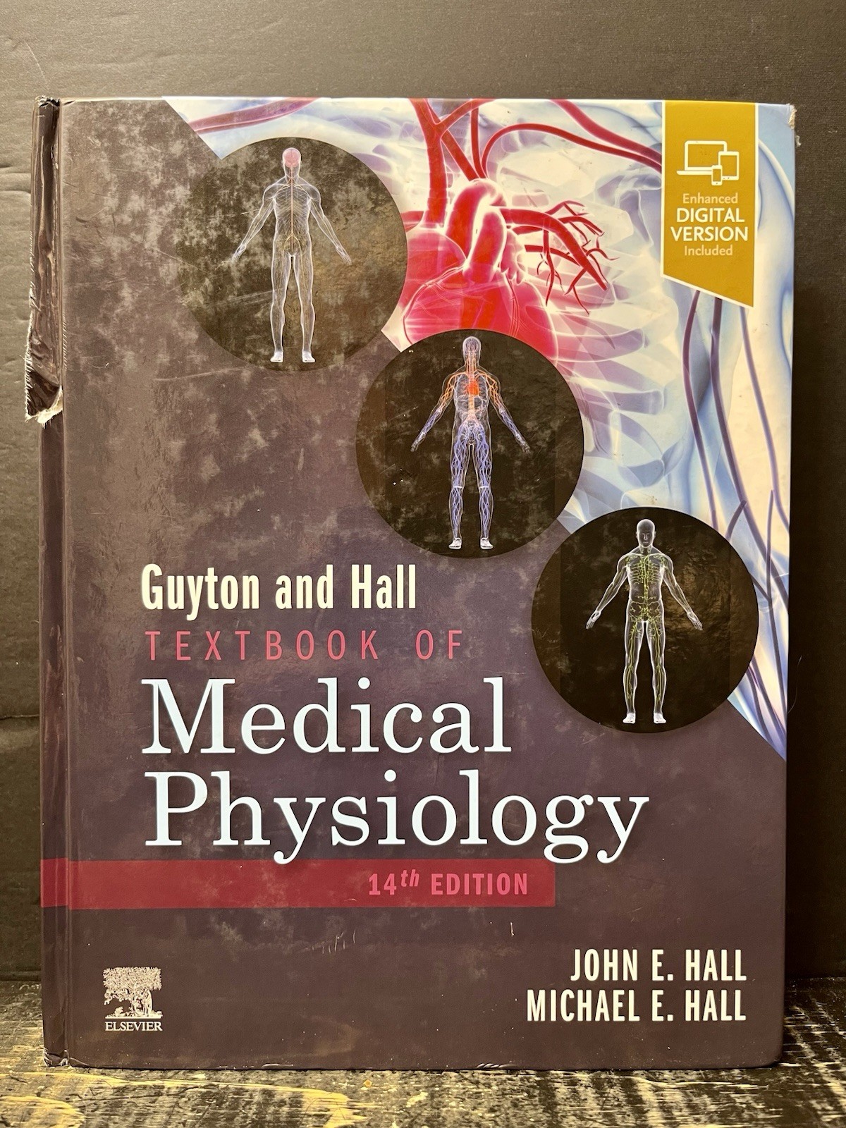 Guyton and Hall Textbook of Medical Physiology by Hall 14th Ed. 2021 Hrdbk VG Z1