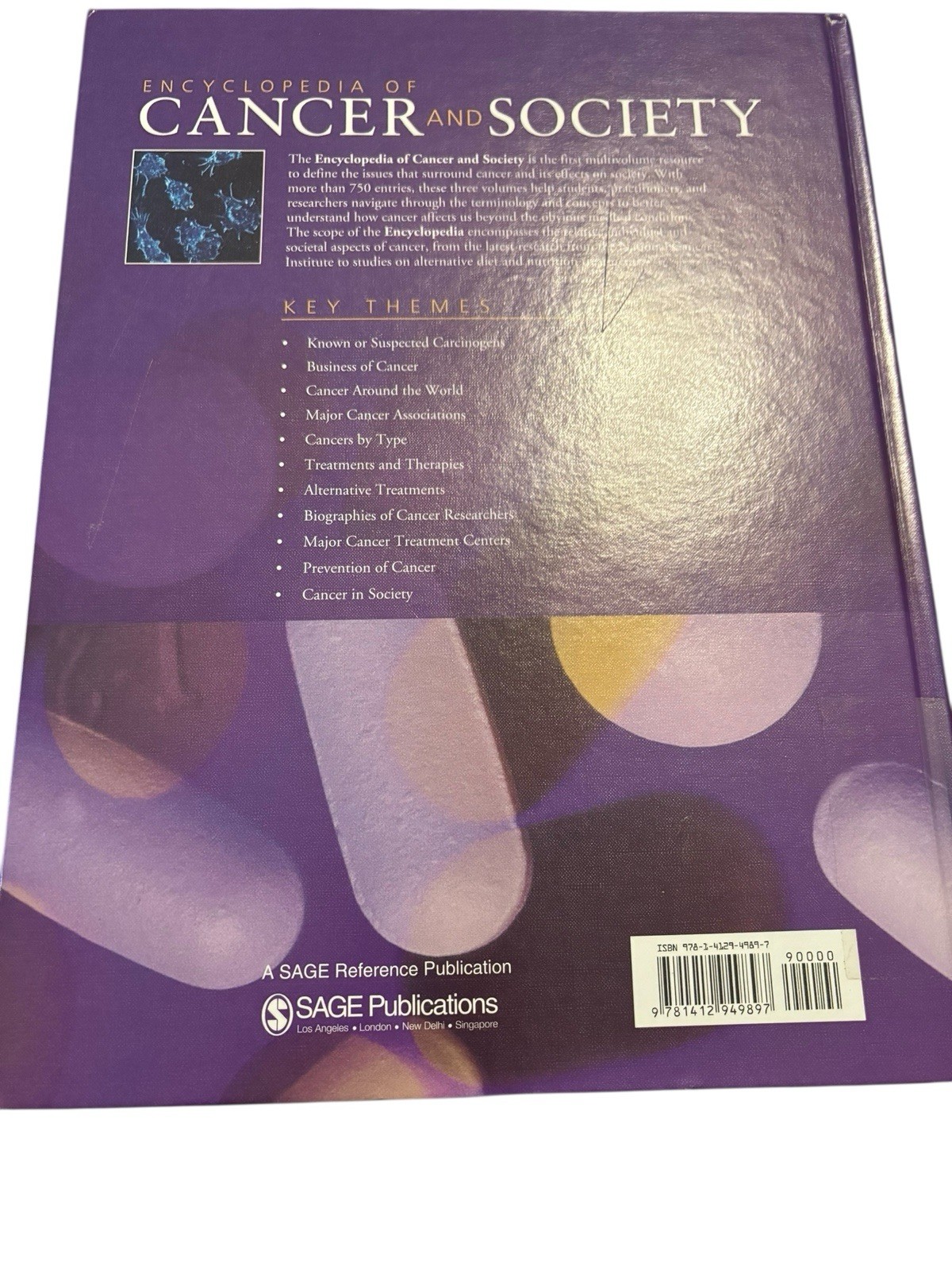 Encyclopedia of Cancer and Society 3 Volume Set Graham A. Colditz Editor