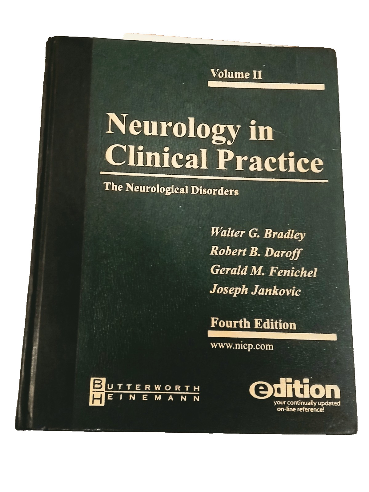NEUROLOGY IN CLINICAL PRACTICE VOL 2 FOURTH EDITION BRADLEY, DAROFF MEDICAL HC