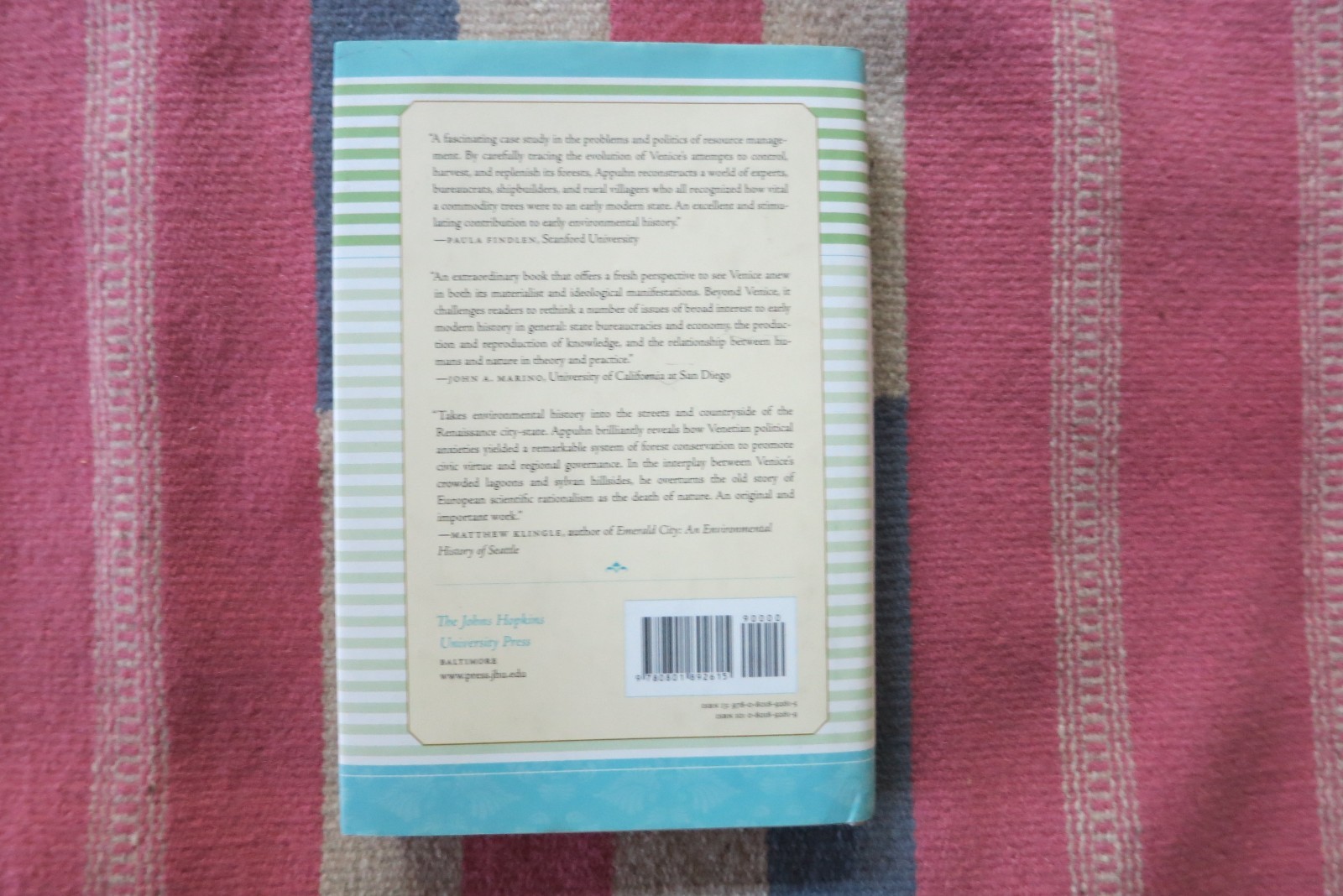 A Forest On The Sea: Environmental Expertise In Renaissance Venice Hardcover/ DJ