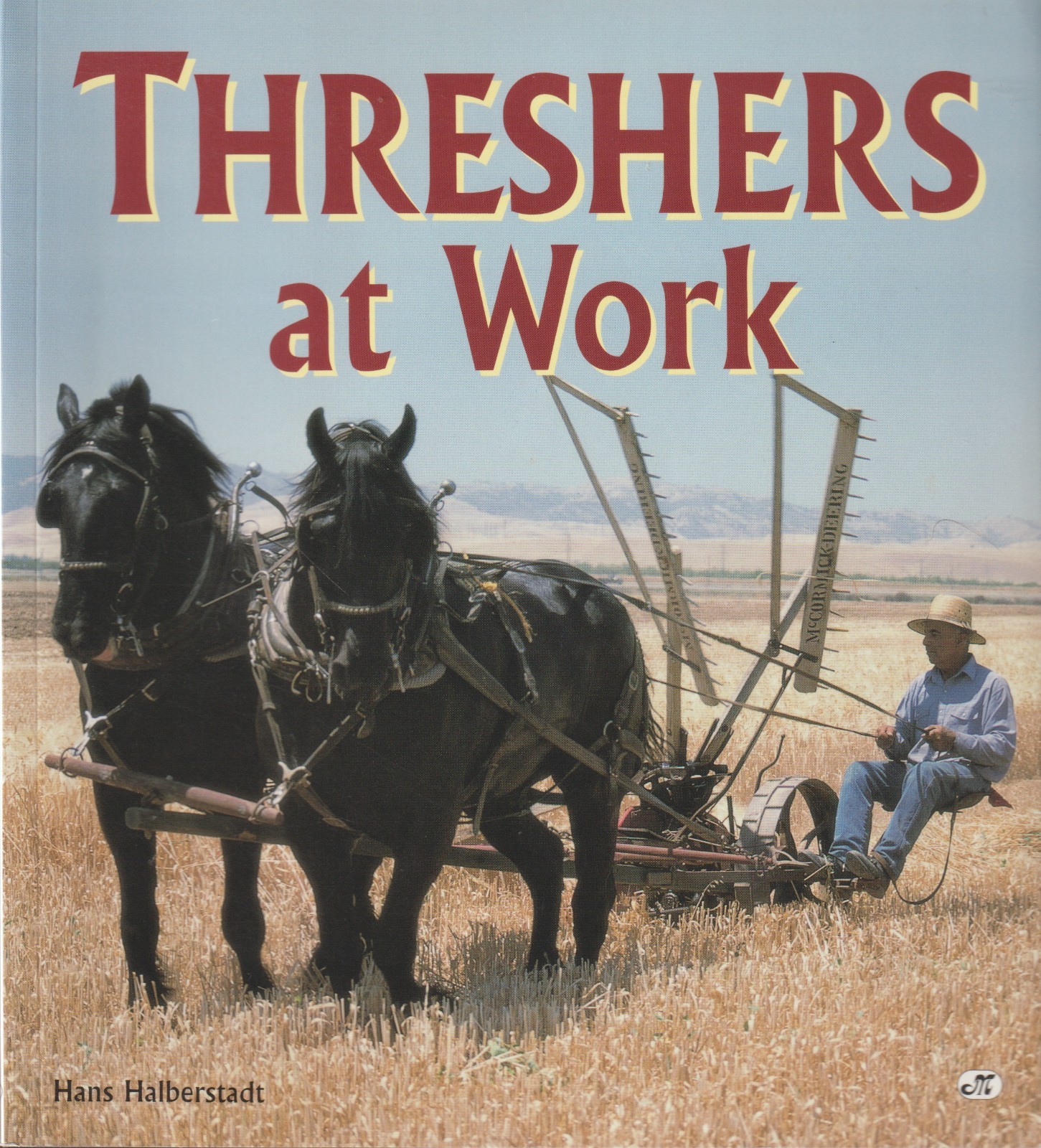 Threshers at Work, 70+ color photos and 96 pages, “Threshing Day” USA, New
