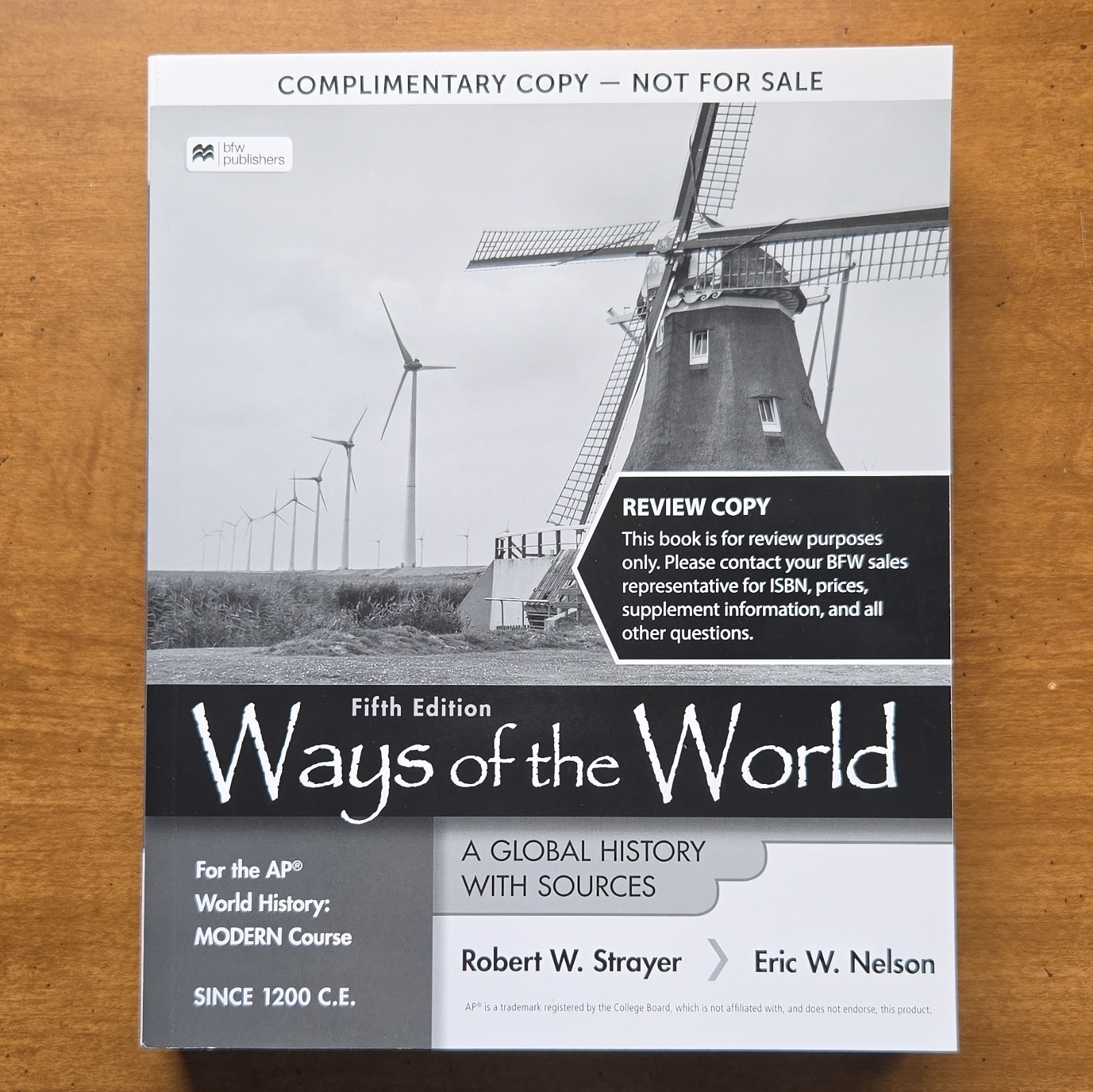 BFW Publishers Ways of the World 5th Edition Paperback Textbook Strayer & Nelson