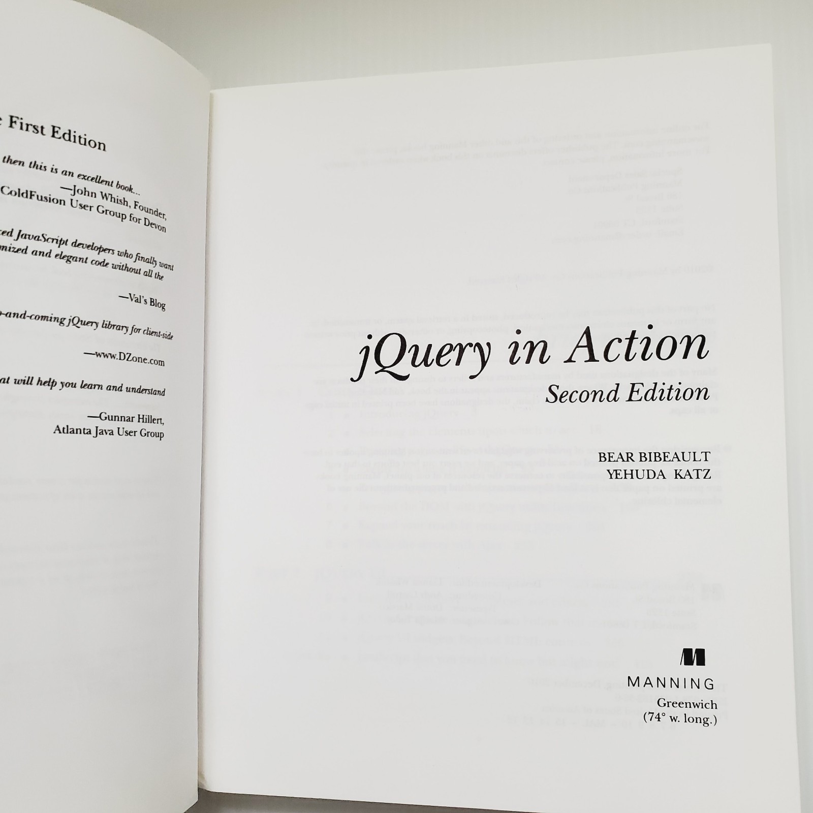 jQuery in Action Book Second Edition Covers 1.4 & UI 1.8 Programming