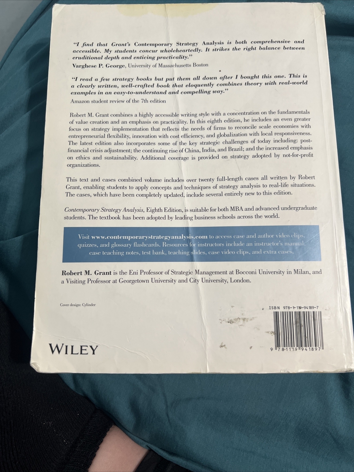 Contemporary Strategy Analysis with Access Code : Text and Cases by Robert M….