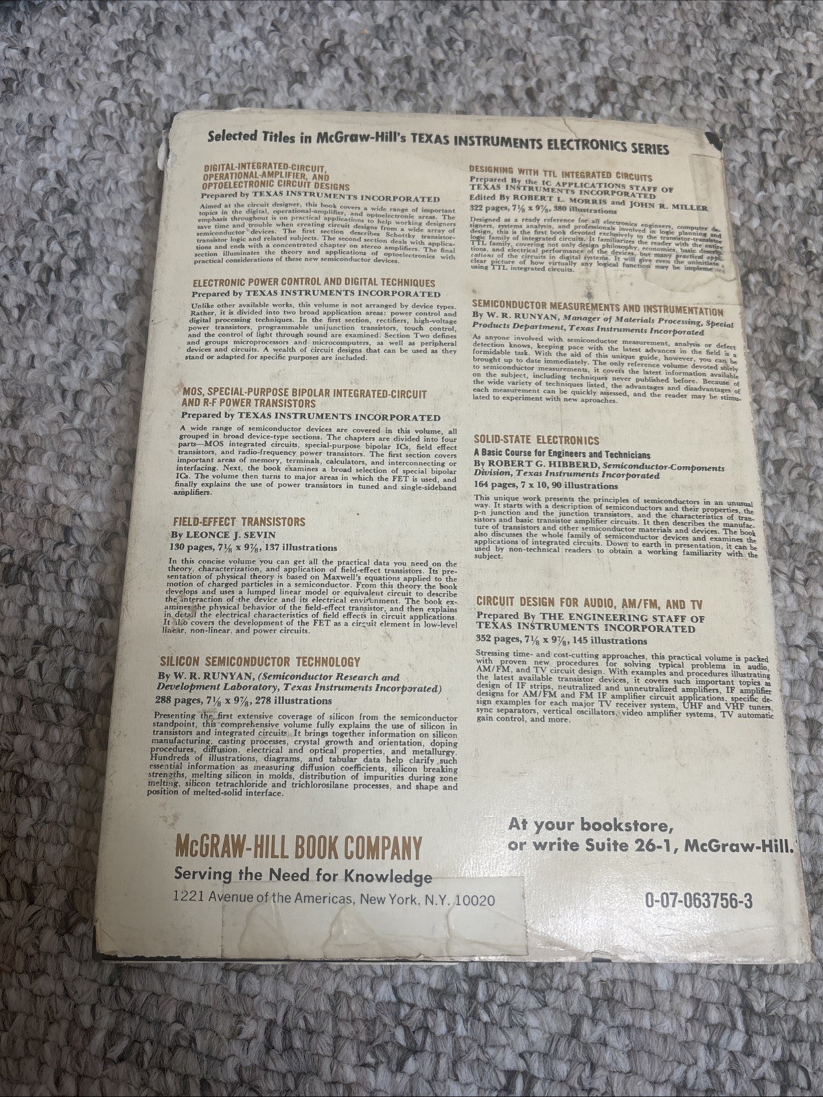 Microprocessors And Microcomputers And Switching Mode Power Supplies 1978 HC VG+