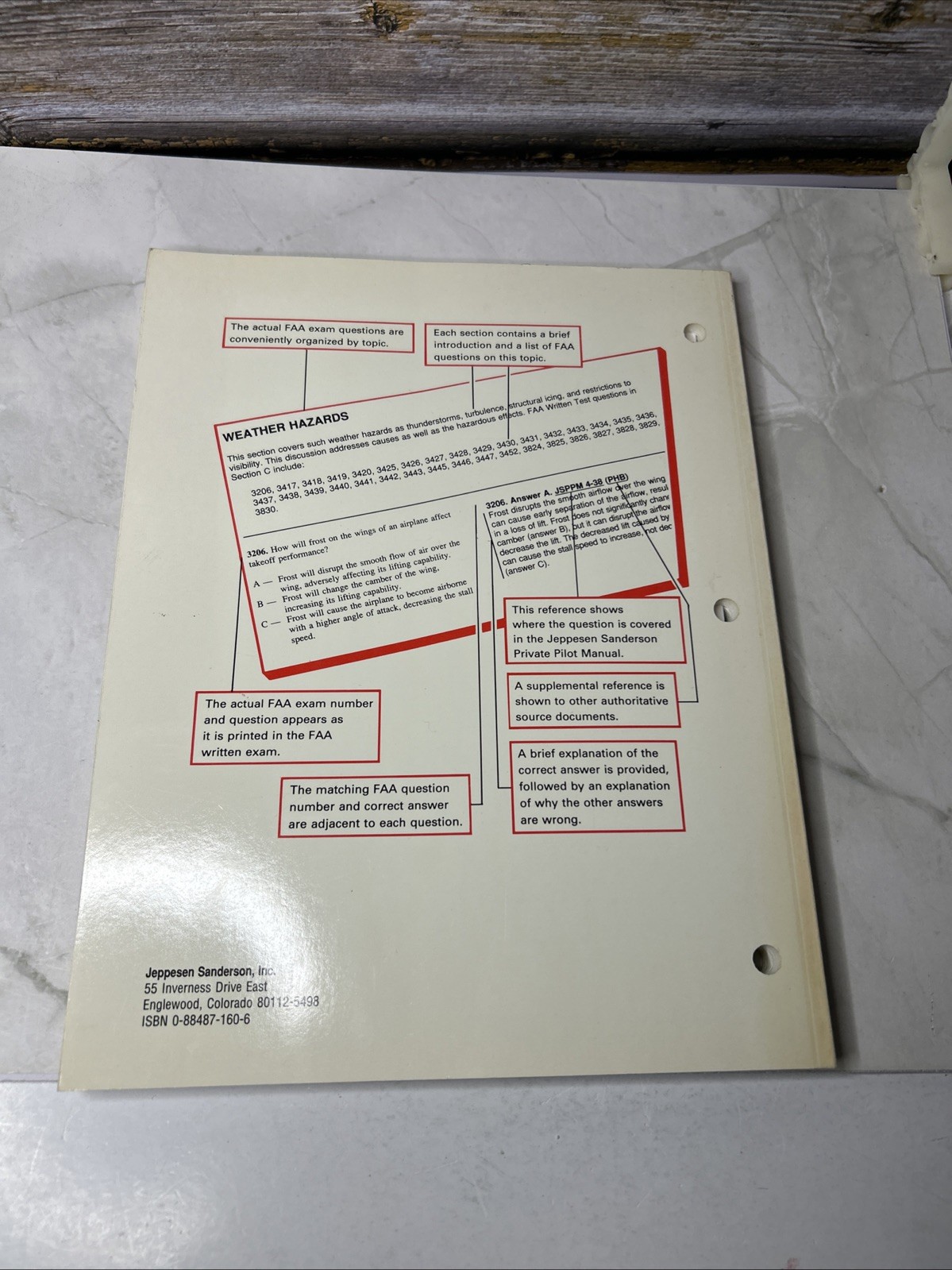 Jeppesen Sanderson Private Pilot Manual Training Aviation Flying 1993-1995