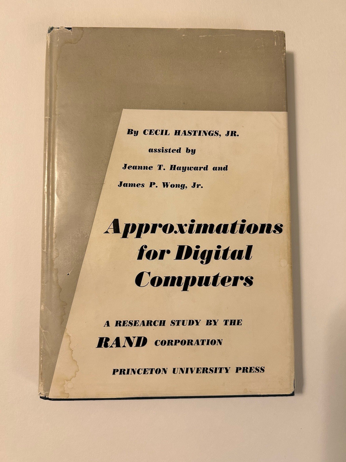 Approximations for Digital Computers by Cecil Hastings (1955, Hardcover)