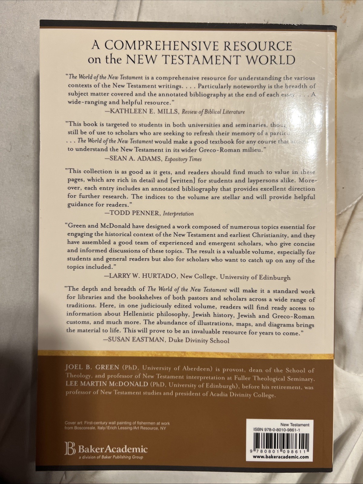 World of the New Testament : Cultural, Social, and Historical Contexts by Lee…
