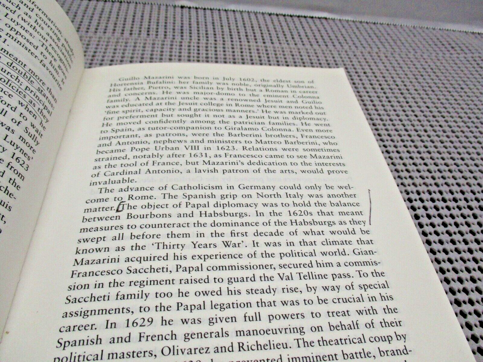 Richelieu and Mazarin (Lancaster Pamphlets) Paperback Used Textbook