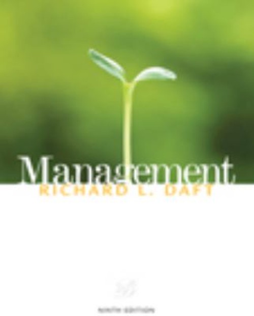Management Hardcover Richard L., Lane, Patricia Daft