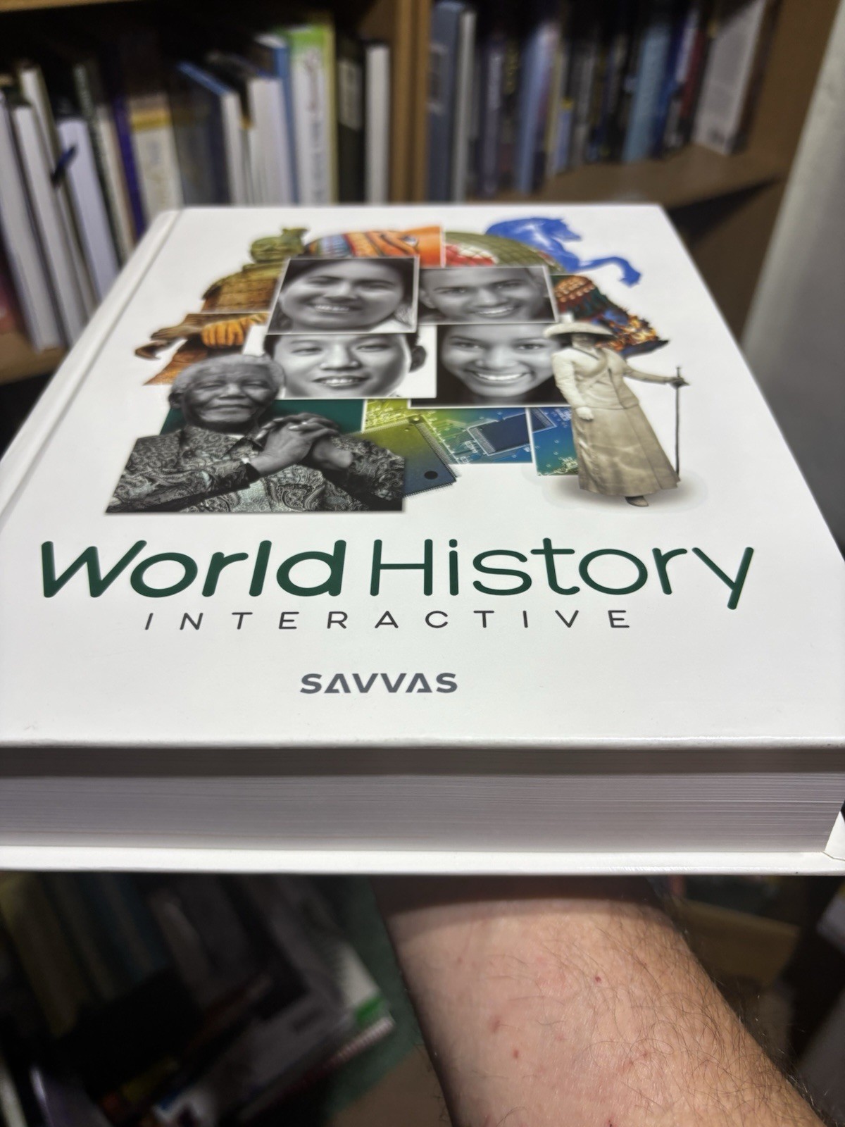 World History Interactive Textbook by Savvas Student Edition Hardcover 2025
