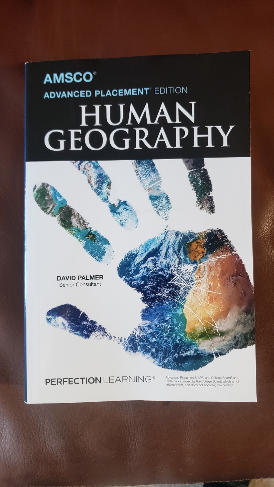 AMSCO AP Human Geography Textbook by David Palmer Paperback, Perfection Learning