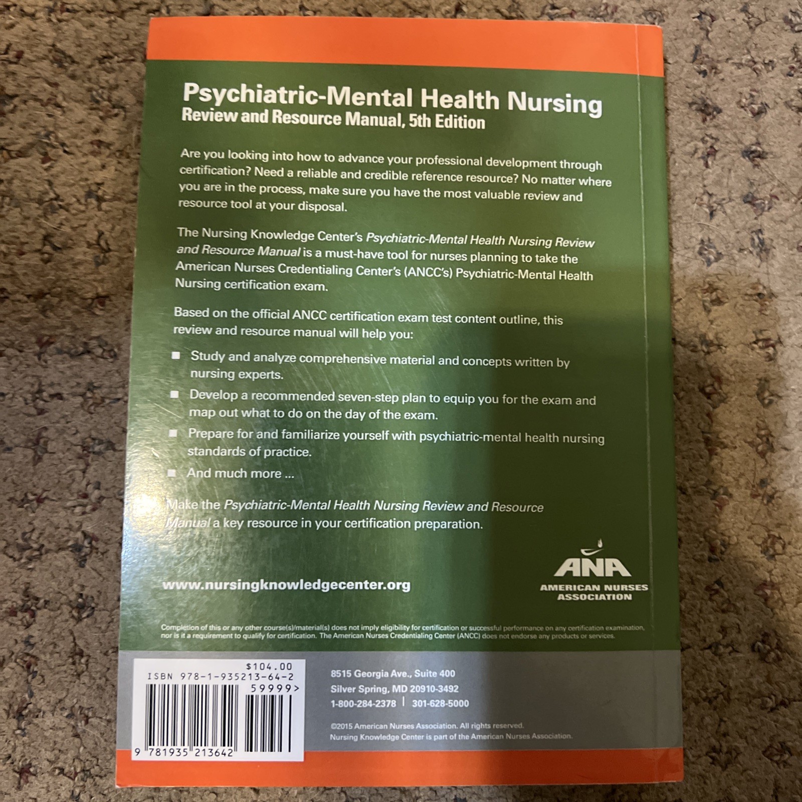Psychiatric-Mental Health Nursing Review And Resource Manual, 5th Edition