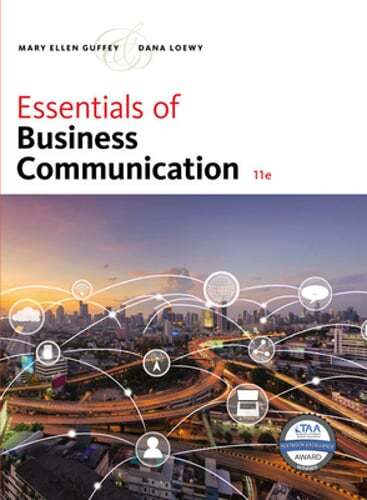 Essentials of Business Communication by Mary Ellen Guffey: Used