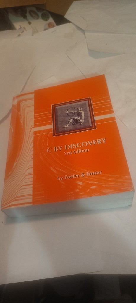 C By Discovery 3rd ed. book paperback 2000 foster gently used